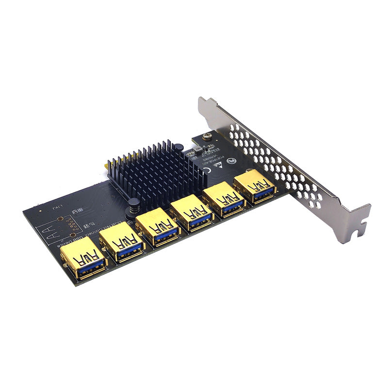 1x PCI-E à 6x PCI-E (Port USB 3.0) – V006S